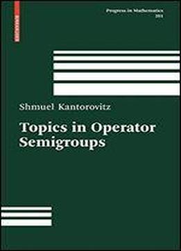 Topics In Operator Semigroups (progress In Mathematics)