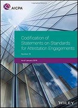 Codification Of Statements On Standards For Attestation Engagements, January 2019