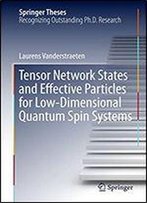 Tensor Network States And Effective Particles For Low-Dimensional Quantum Spin Systems
