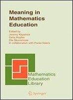 Meaning In Mathematics Education